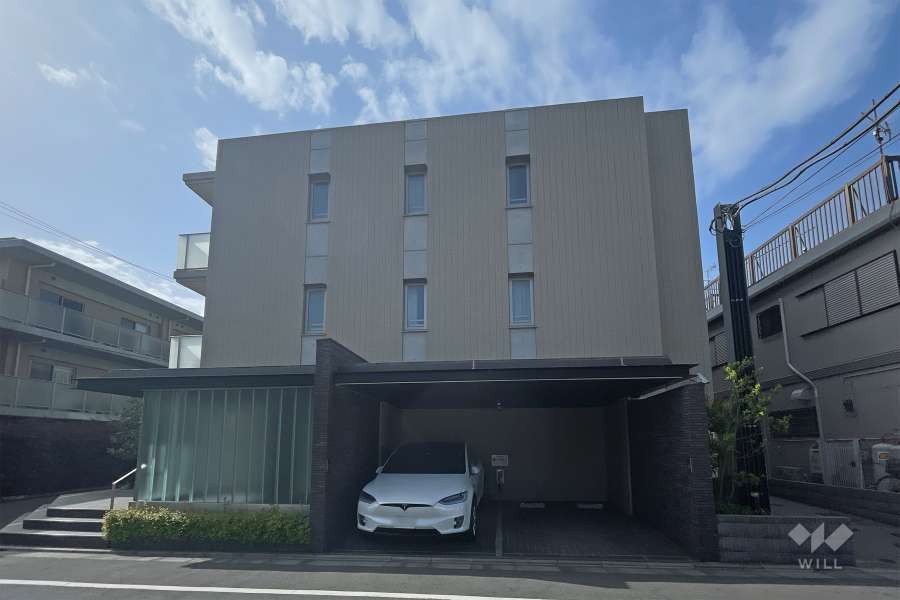 グローリオ等々力の外観（北側から）