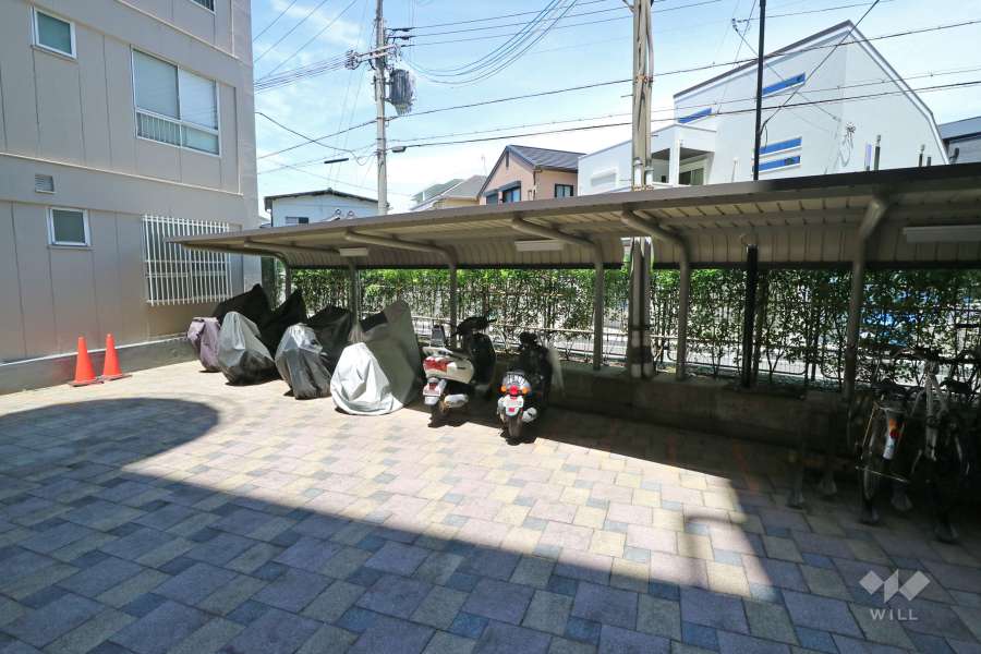 A棟側の駐輪場