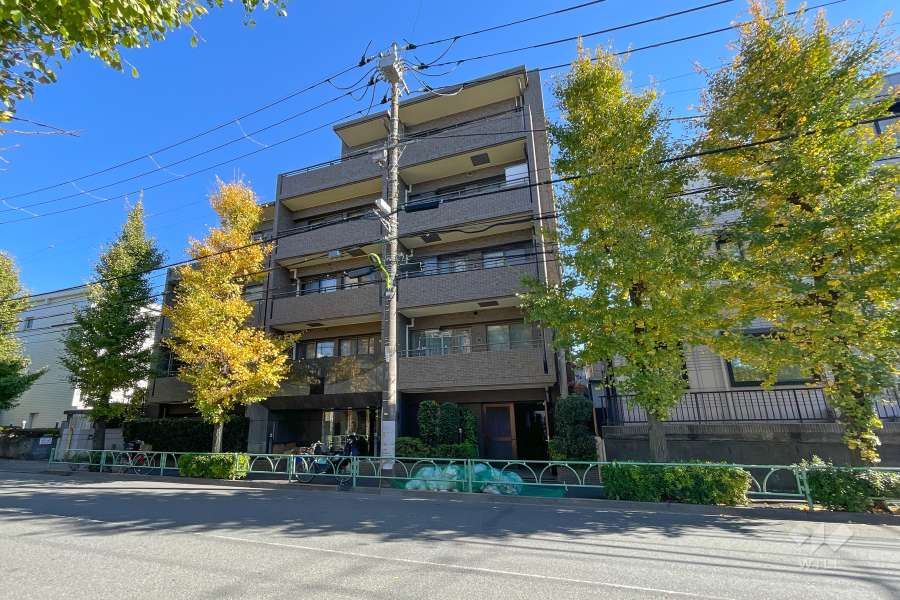 シーダム等々力ウエストの外観（南西側から）