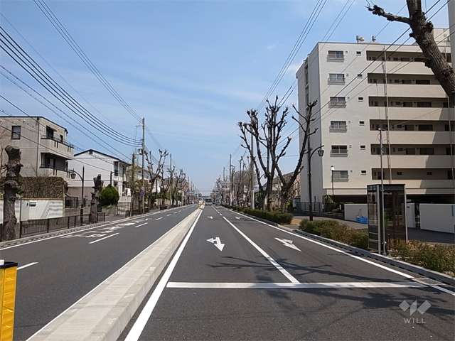 敷地西側は街路樹のきれいな「甲子園筋」に面しています。