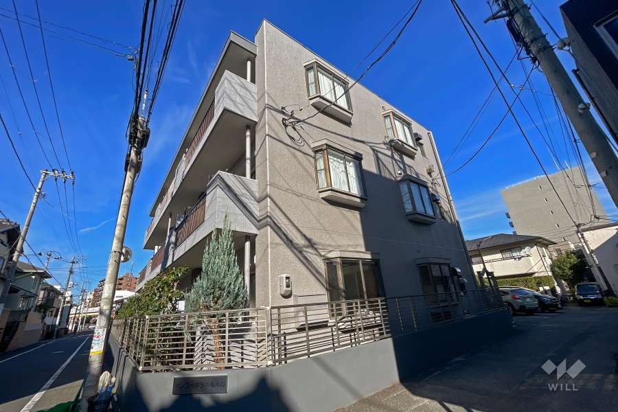 サンコーポラス等々力の外観（南東側から）