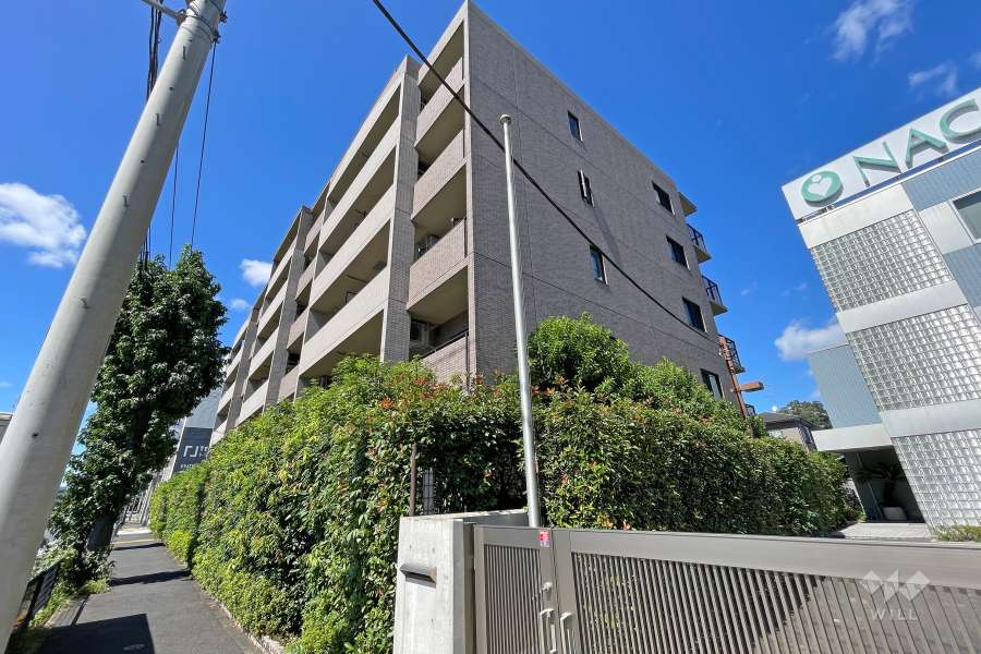 コンセール等々力の外観（南東側から）