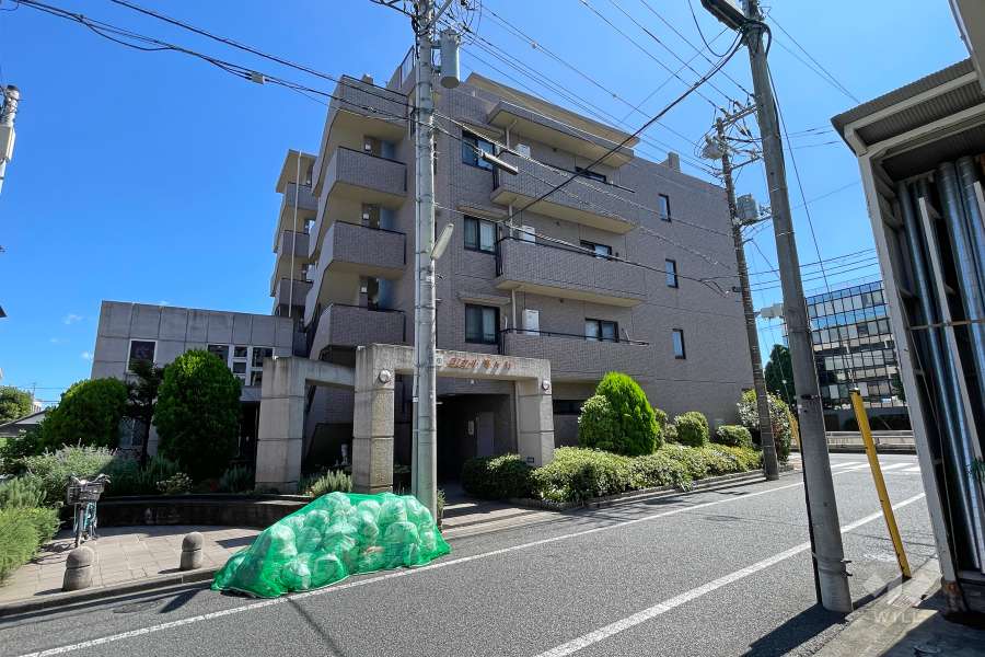 コンセール等々力の外観（北西側から）