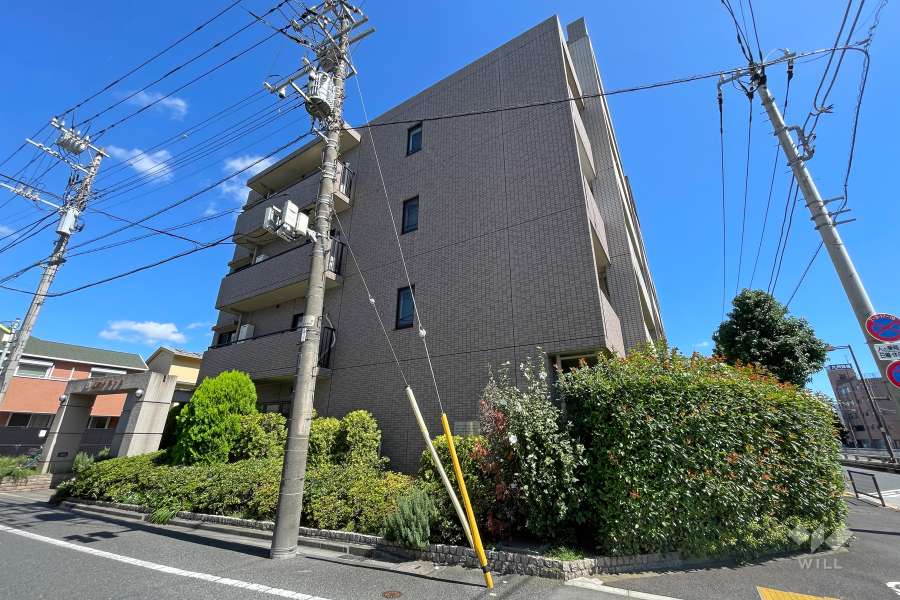 コンセール等々力の外観（南西側から）