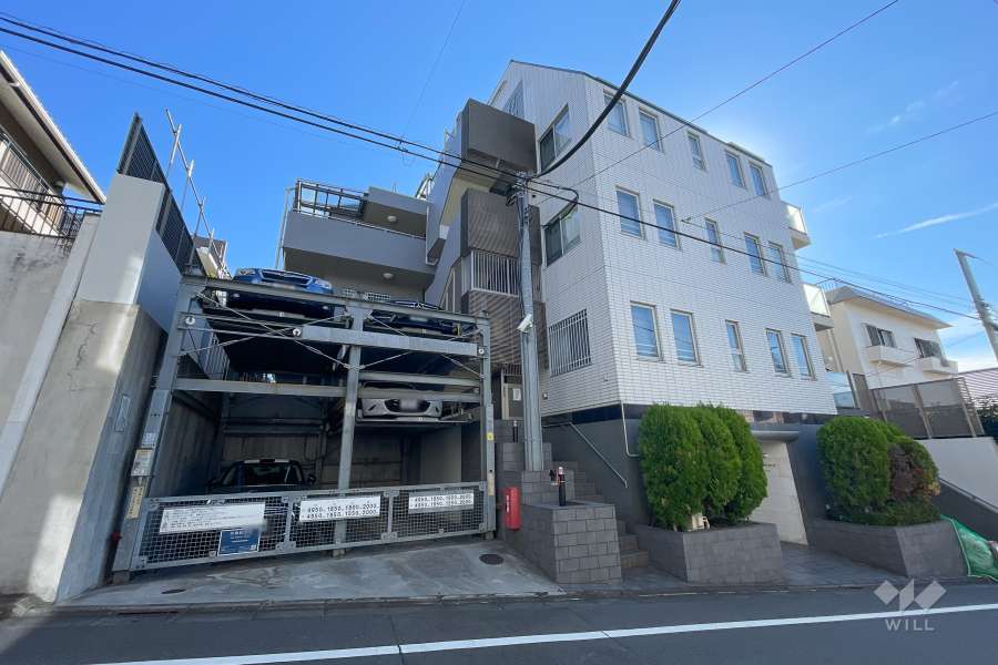 エクセレント等々力の外観（西側から）