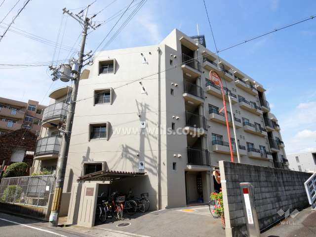 甲子園口パークマンションの外観（北東側から）