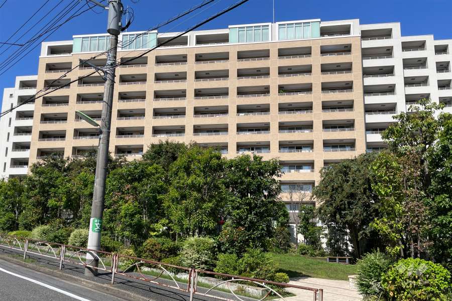 ブランズジオ等々力の外観（南東側から）