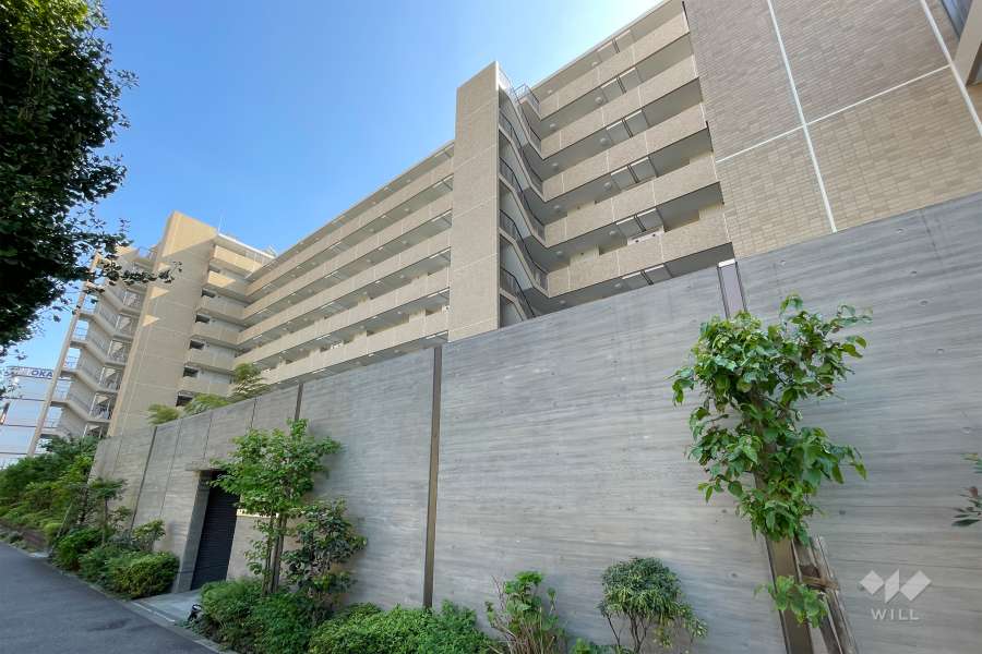 ブランズジオ等々力の外観（北西側から）