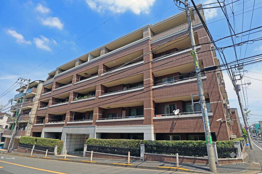 ファミールグラン等々力の外観（南東側から）