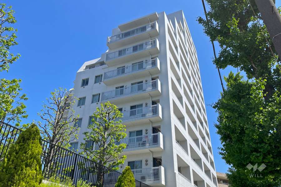 ピアースコード等々力の外観（南西側から）