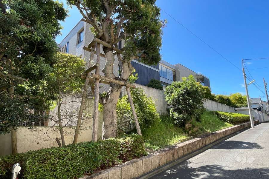 ザグランツ等々力の外観（東南側から）