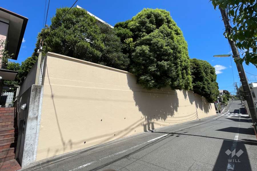 ザグランツ等々力の外観（南西側から）