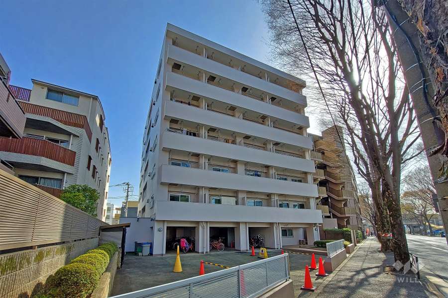 烏山コーポビアネーズ外観(北東側から)