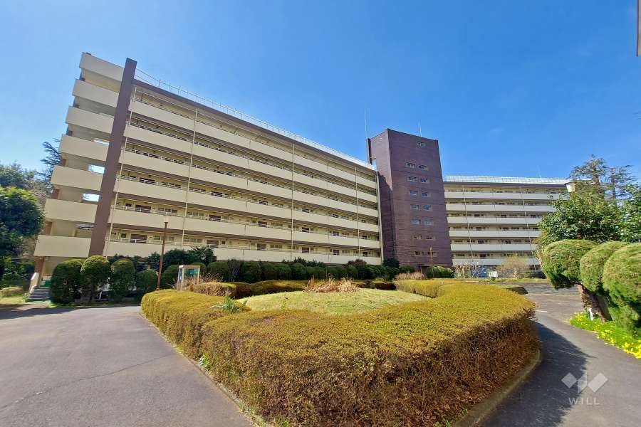 烏山南住宅2号棟の外観（東側から）