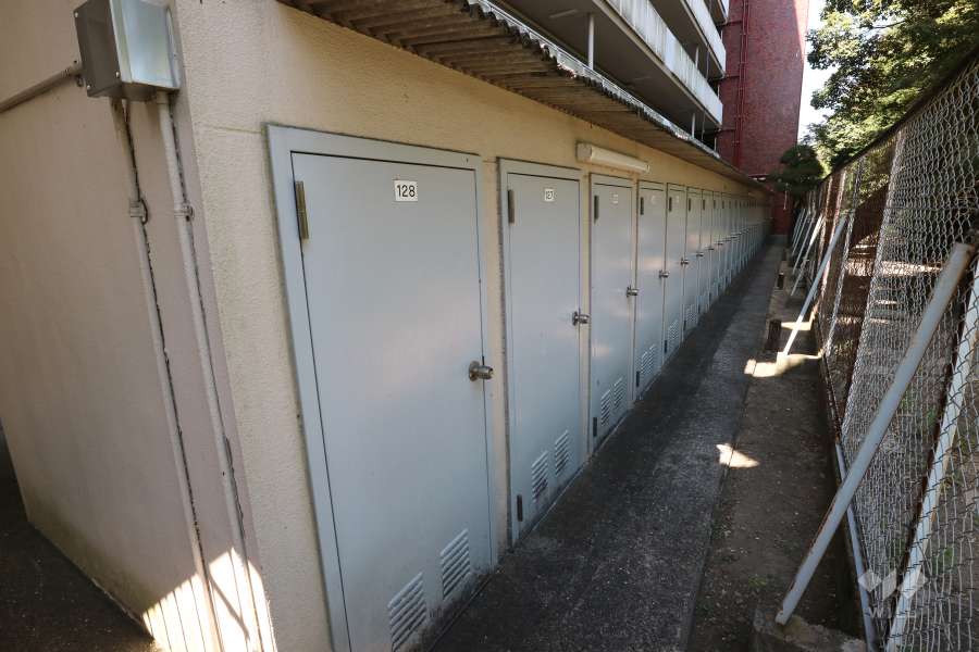 敷地内にあるトランクルーム