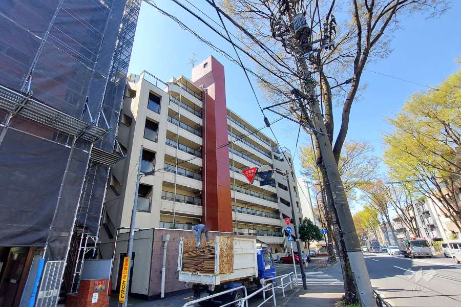 レインボー烏山の外観(北東側から)