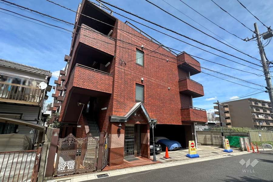 蘆花パークサイドフラットの外観（南西側から）