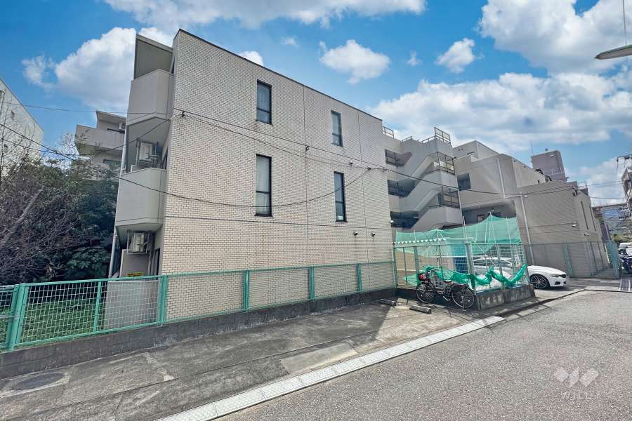 敷地北側の前面道路（東側から）