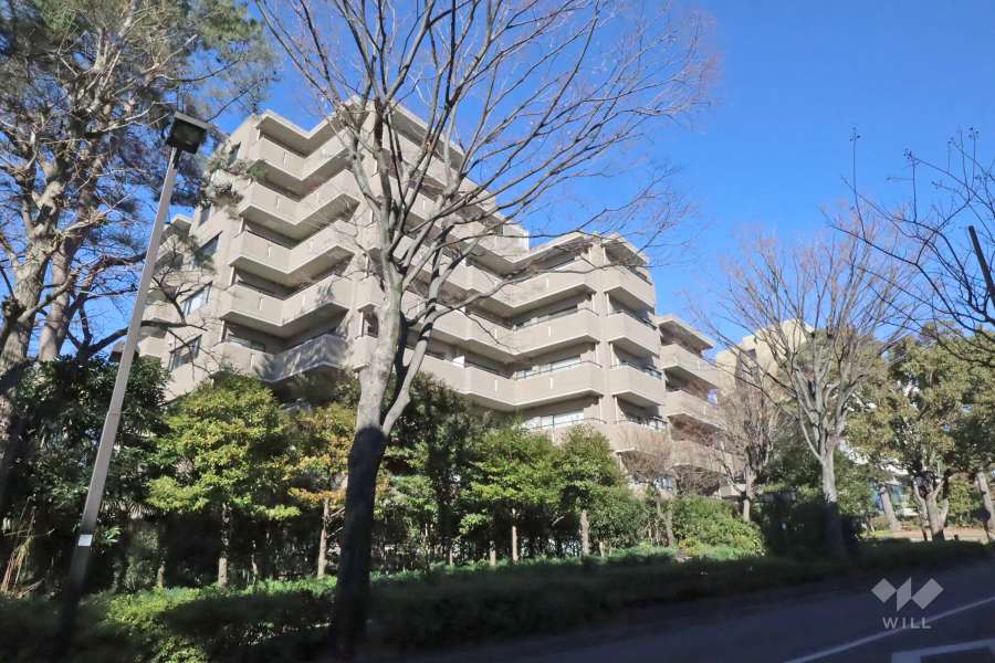 芦花公園プレスティージュの外観(南東側から)