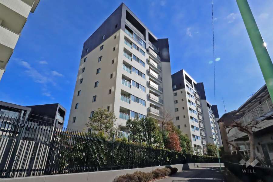 グローリオ蘆花公園ヴィラＨ棟の外観（西側から）