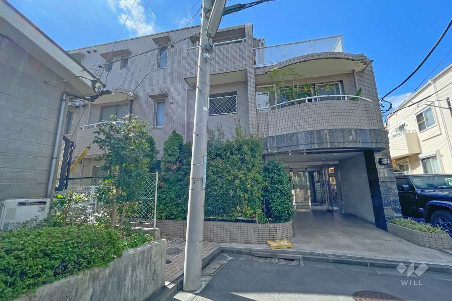 グリーンハイム梅ヶ丘２の外観（東側から）