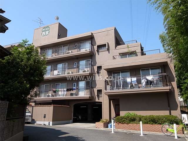 グリーンビュー西宮の外観（東側から）