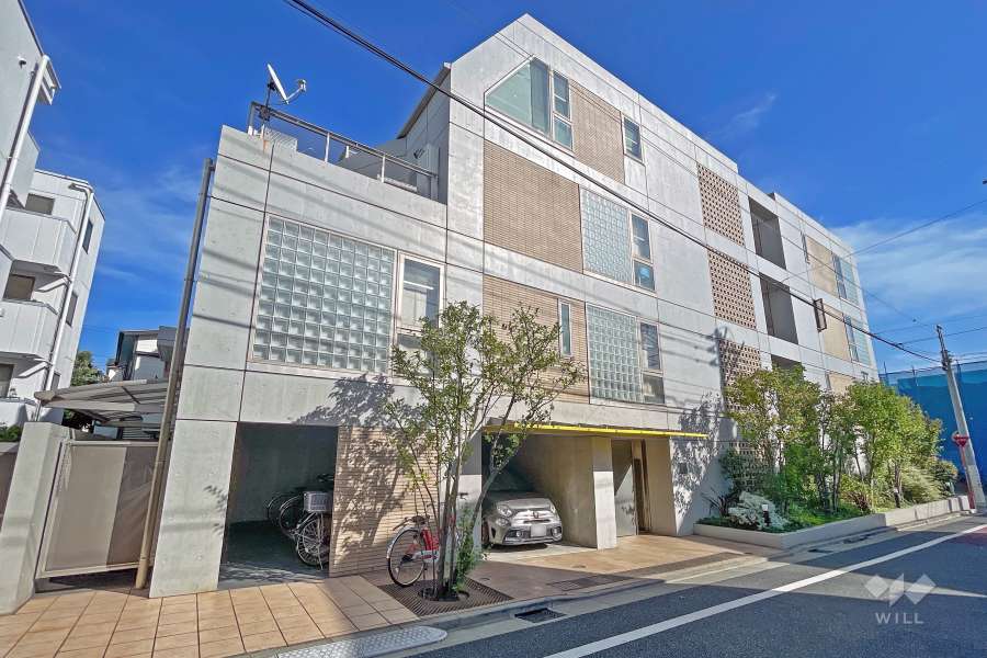 Gフラットの外観（北西側から）