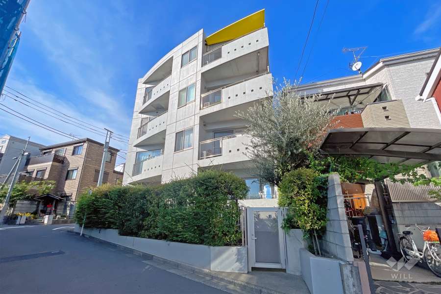 Gフラットの外観（南東側から）