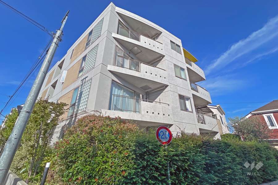 Gフラットの外観（南側から）