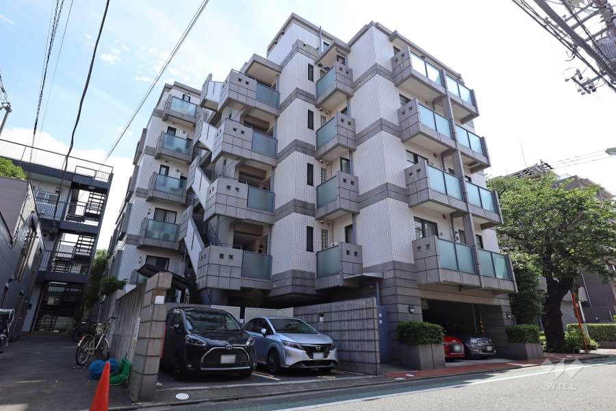 サンクタス千歳烏山の外観（北東側から）