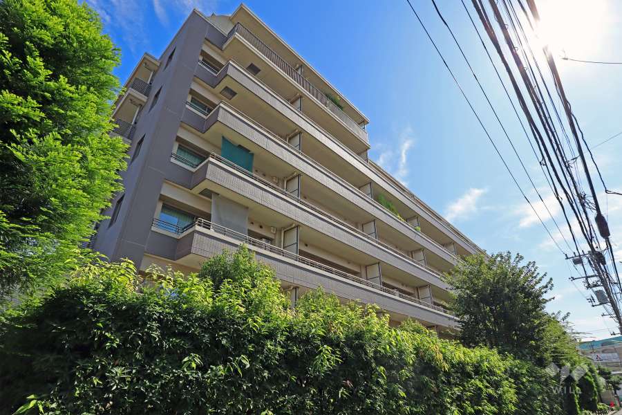 パークホームズエアリーコート蘆花公園の外観（北西側から）