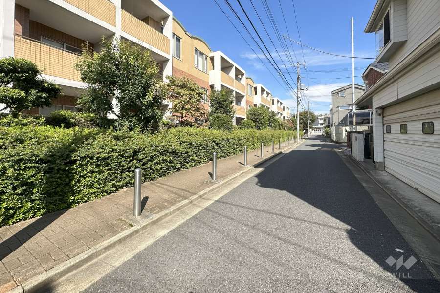 敷地南側の前面道路