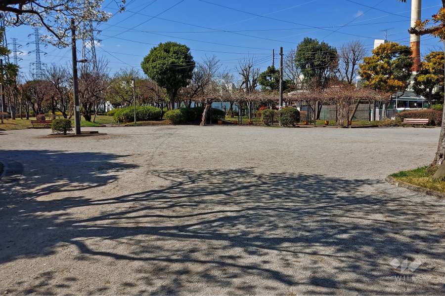 隣接する東京都住宅供給公社木の公園