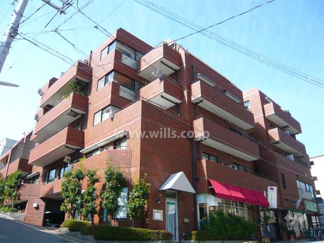 夙川羽衣町パークハイムの外観（南東側から）