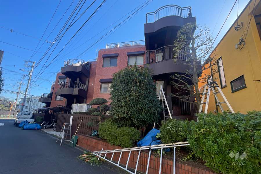 北烏山サンローモンドの外観（北西側から）　