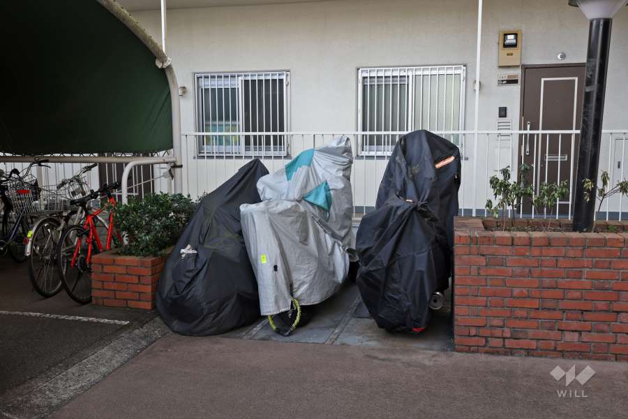 バイク置場