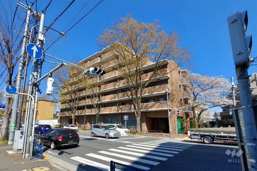 パークアベニュー芦花公園壱番館外観(南東から)