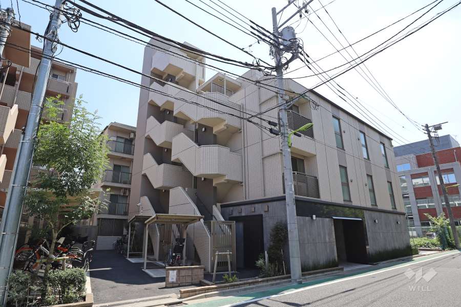 セイガステージ世田谷烏山の外観（北東側から）