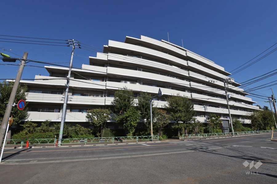 セルテシティオ世田谷烏山の外観(南西側から)