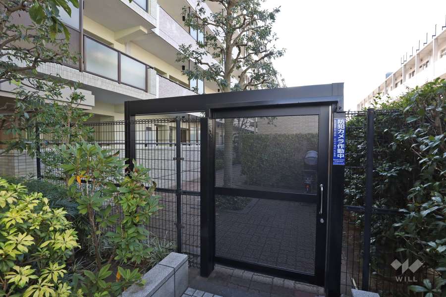 駐輪場の出入り口