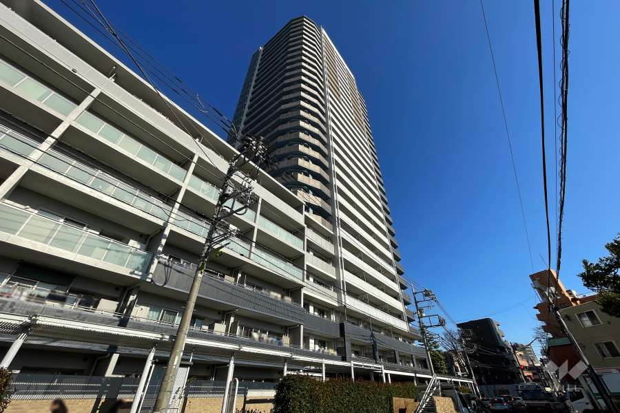 エルザ世田谷ザタワーの外観（北西側から）