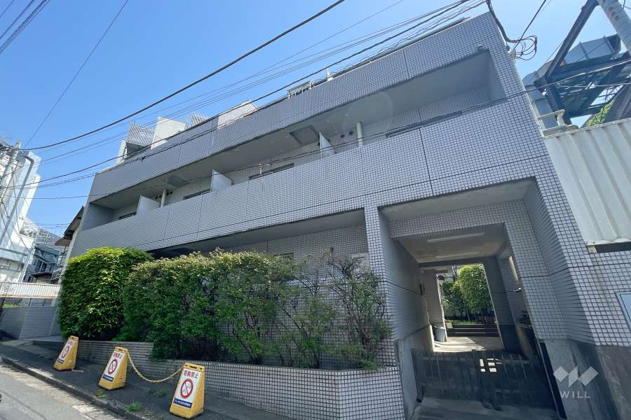 ドミール下北沢の外観（南西側から）