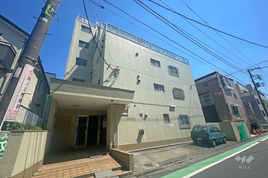 北沢ハイツの外観（北西側から）