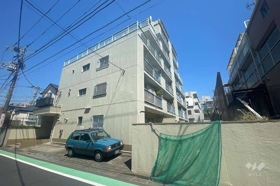 北沢ハイツの外観（南西側から）