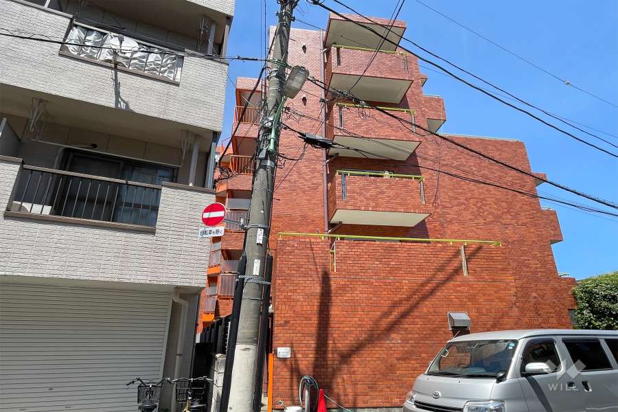 フジタ野沢マンションの外観（南東側から）　　