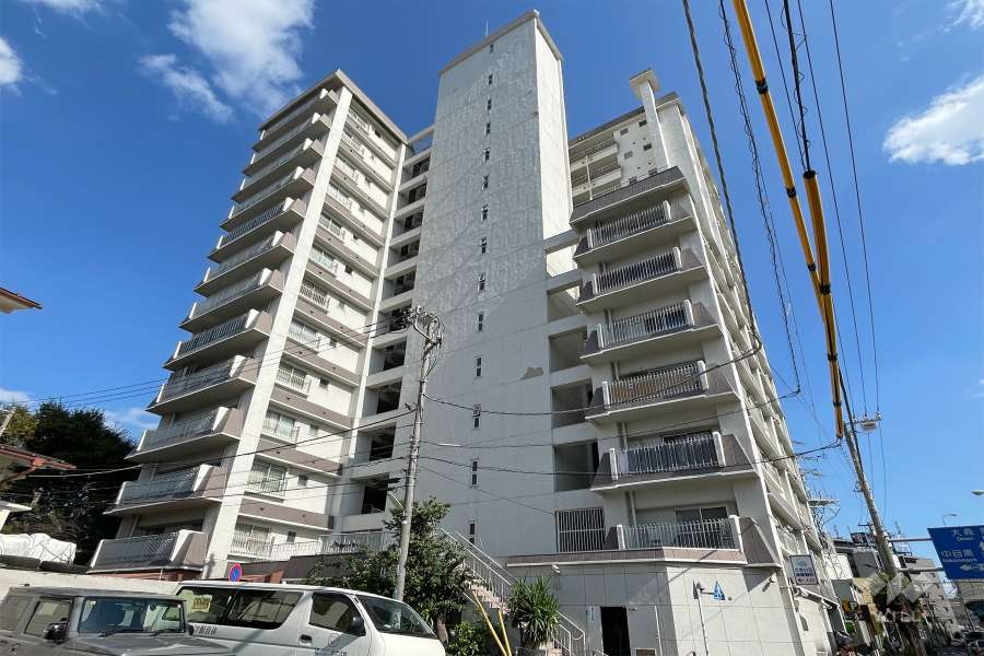 柿の木坂東豊エステートの外観（西側から）