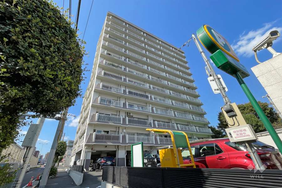 柿の木坂東豊エステートの外観（南東側から）