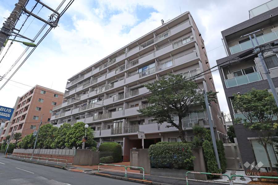 日生野沢マンションの外観（南東側から）