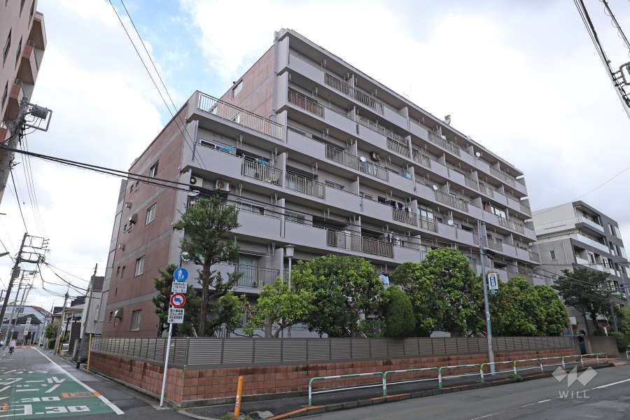 日生野沢マンションの外観（南西側から）