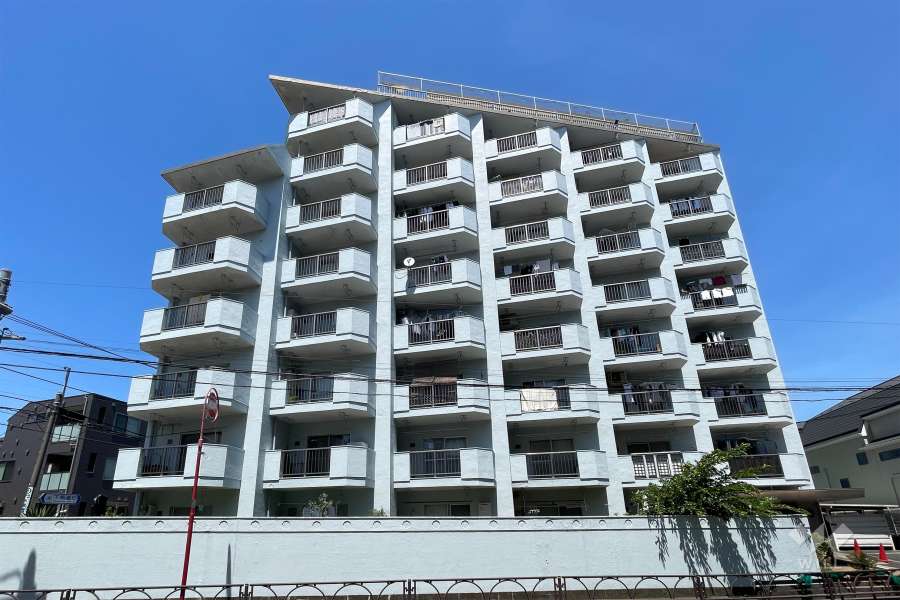 学芸大ダイヤモンドマンションの外観（南側から）